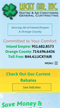 Mobile Screenshot of luckyairinc.com